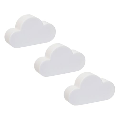 ABOOFAN 3 Stück Selbstklebende Wolkenförmige Schlüsselhalter Wandmontage aus Magnetisch Stilvoll Stark und Kreativ Für Haustür Flur Schlüsselaufbewahrung und Wanddekoration von ABOOFAN