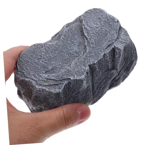 ABOOFAN 3 Stück Simulation Stone Schlüsselversteck Resistente Steinoptik Dekorative Aufbewahrungsbox für Schlüssel Kleine Gegenstände für Außenbereich Kreatives Design für Terrasse von ABOOFAN