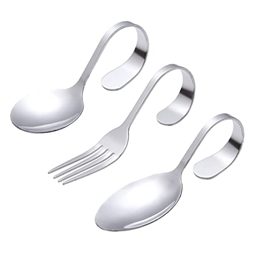ABOOFAN 3 Stück Teiliges Besteckset aus mit Gebogenem Griff Bestehend aus Meeresfrüchte Löffel und Spitzem Löffel Rostfrei für Buffet Hotpot und Tischdekoration ABOOFAN 3 Stück Teiliges Besteckset aus mit Gebogenem Griff Bestehend aus Meeresfrüchte Löffel und Spitzem Löffel Rostfrei für Buffet Hotpot und Tischdekoration von ABOOFAN