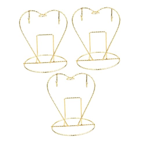 ABOOFAN 3 Stück Teiliges Herzförmiges Tassenhalter aus für Kaffeetassen und Untertassen Abtropfgestell und Organizer für Kleine Küchen und Goldfarben ABOOFAN 3 Stück Teiliges Herzförmiges Tassenhalter aus für Kaffeetassen und Untertassen Abtropfgestell und Organizer für Kleine Küchen und Goldfarben von ABOOFAN