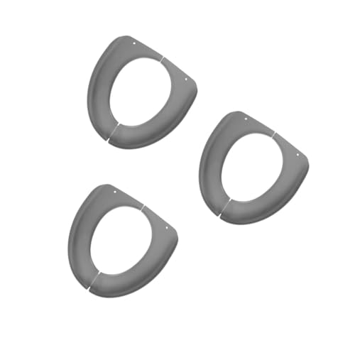 ABOOFAN 3 Stück Toilettenspüler tragbare Toilettensitzabdeckung Klappbare Toilettensitzauflage Erwachsene Klapptoilettenpolster Toilettensitzpolster WC-Sitzmatte Plastik Dunkelgrau ABOOFAN 3 Stück Toilettenspüler tragbare Toilettensitzabdeckung Klappbare Toilettensitzauflage Erwachsene Klapptoilettenpolster Toilettensitzpolster WC-Sitzmatte Plastik Dunkelgrau von ABOOFAN