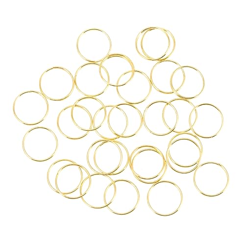 ABOOFAN 300 Stück Kronleuchter Verbindungsring Kristall Lampen Pendant Ring Robustes Design für Dekoration und Diy Schmuckherstellung von ABOOFAN