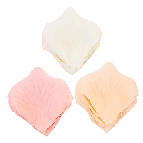 ABOOFAN 300St Rosenblatt hochzeitsdeko Silk Sheets Handhabung Party Decoration rosafarbene Rosenblätter essbare Rosenblätter für künstliches Blütenblatt gefälschtes Blütenblatt Seidentuch von ABOOFAN