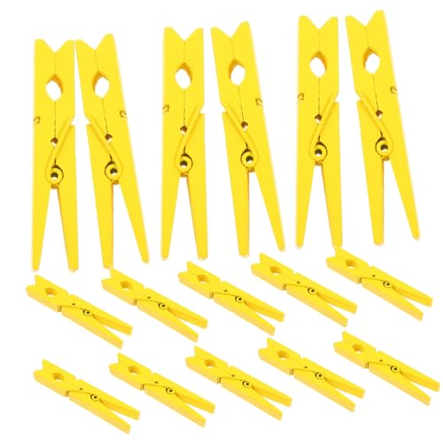 ABOOFAN 30stücke Holz Und Metall Wäscheklammern Für Steppdecken Bettbezüge Und Kleidung Haltbar Und Leicht von ABOOFAN