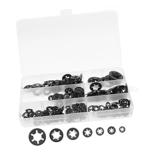 ABOOFAN 340 Stück Teiliges Innenzahn Sicherungsringe Sortiment Klemmscheiben aus Manganhaltigem Stahl Rostbeständig Hitzebeständig für Maschinen Auto Industrie Anwendungen ABOOFAN 340 Stück Teiliges Innenzahn Sicherungsringe Sortiment Klemmscheiben aus Manganhaltigem Stahl Rostbeständig Hitzebeständig für Maschinen Auto Industrie Anwendungen von ABOOFAN