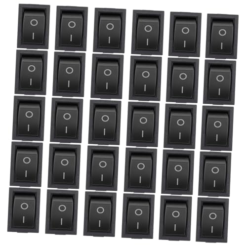 ABOOFAN 35 Stück Teiliges Wippschalter Robust und Hitzebeständig Zuverlässiger Ein Ausschalter für Elektrische Geräte und Haushaltsapparate Installieren Langlebig von ABOOFAN