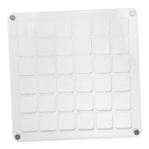 ABOOFAN 36Löcher Muschel Display Box Transparente Aufbewahrungsbox für Muscheln und Schmuck Fächer Dekorativer Wandrahmen für Küsten Deko und Bastelbedarf von ABOOFAN