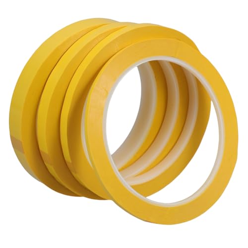 ABOOFAN 4 Rollen Hitzebeständiges Isolierband Starke Klebkraft Langlebiges Positionierungs Markierungsband für Elektro Haushaltsanwendungen Hitzeresistente Polyesterfolie ABOOFAN 4 Rollen Hitzebeständiges Isolierband Starke Klebkraft Langlebiges Positionierungs Markierungsband für Elektro Haushaltsanwendungen Hitzeresistente Polyesterfolie von ABOOFAN