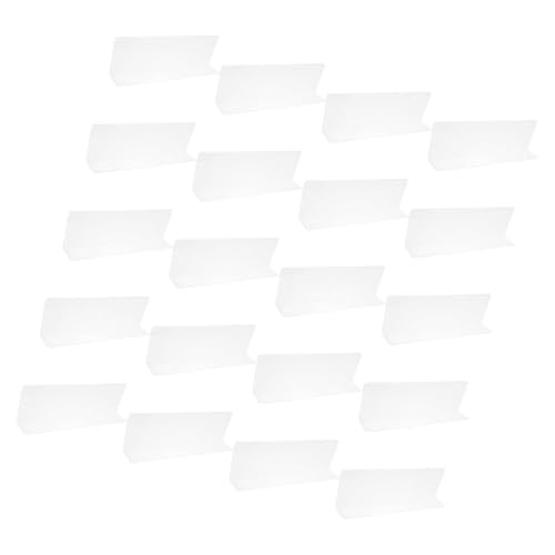 ABOOFAN 4 Sätze Förmige Regaltrennwände Aus PVC Durchsichtige Organizer Für Supermärkte Ohne Magnet Zur Aufteilung Und Ordnung Von 20 Stück * 4 ABOOFAN 4 Sätze Förmige Regaltrennwände Aus PVC Durchsichtige Organizer Für Supermärkte Ohne Magnet Zur Aufteilung Und Ordnung Von 20 Stück * 4 von ABOOFAN