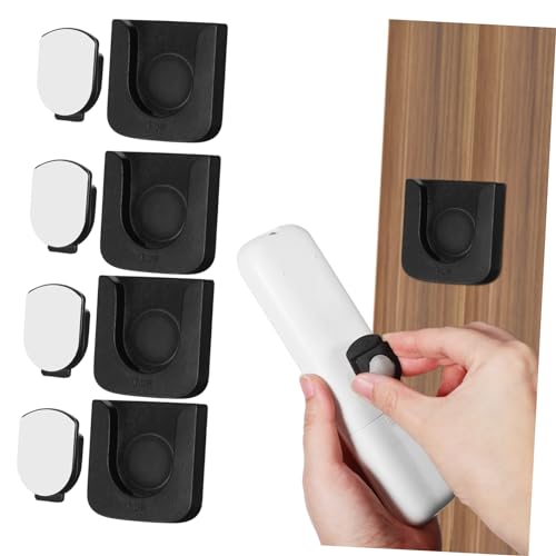 ABOOFAN 4 Sätze Magnetische Fernbedienungshalter Wandmontage mit Starkem Magnet Selbstklebend Platzsparend Sicherer Halter für Tv Klimaanlage und Projektor Fernbedienungen Organizer für von ABOOFAN