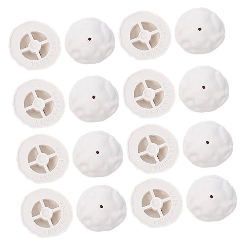 ABOOFAN 4 Sätze Weihnachtsbaumbasis Mini-weihnachtsbaumschmuck Mini-bäume Zum Basteln Base Tischplatte Weihnachtsbaum Basis Mini-Schreibtisch-Weihnachtsbaum Steht Weiß Harz 20 Stück * 4 von ABOOFAN