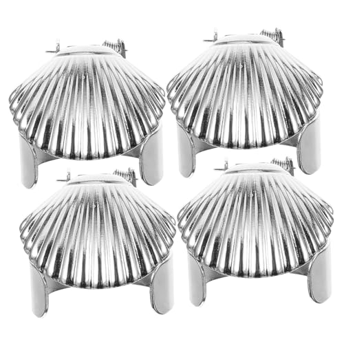 ABOOFAN 4 Stück Automatischer Kerzenlöscher Set aus Metall Eleganter Dochtschoner zum Sicheren und Rauchfreien Löschen von Kerzenflammen Werkzeug für Kerzenliebhaber von ABOOFAN