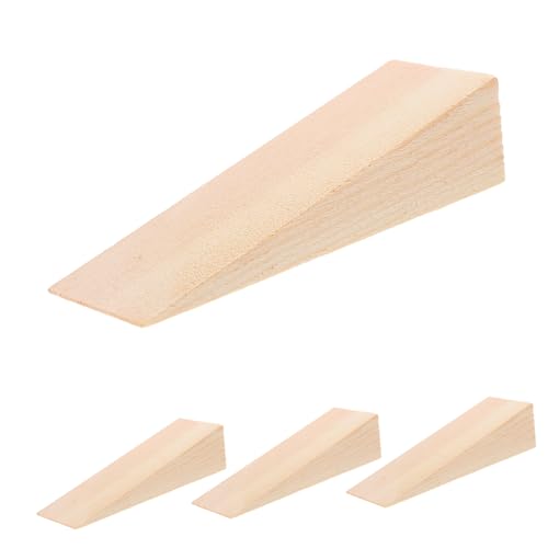 ABOOFAN 4 Stück Holzkeile Multifunktionale Dreiecks Türstopper für Tür und Fensterinstallationen Geeignet für Fliesen Teppich und Holzfußboden ABOOFAN 4 Stück Holzkeile Multifunktionale Dreiecks Türstopper für Tür und Fensterinstallationen Geeignet für Fliesen Teppich und Holzfußboden von ABOOFAN