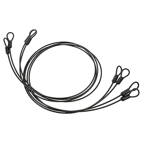 ABOOFAN 4 Stück Multifunktionale Kabel Outdoor Aufhängung Robuste und Vielseitige Drahtseile für Hunde Kleidung Lampen und von ABOOFAN