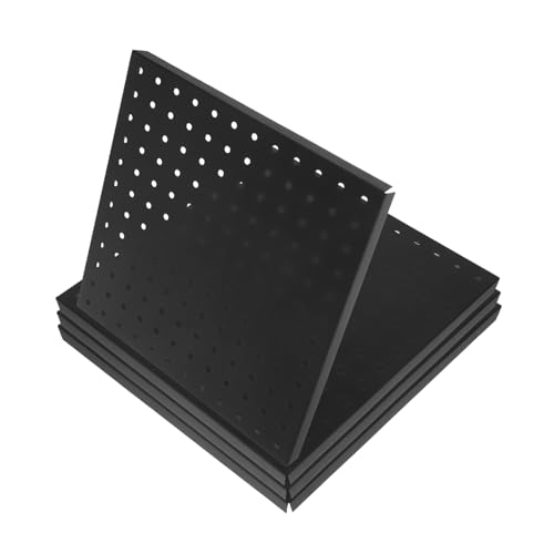 ABOOFAN 4 Stück Schwarze Metall-pegboard Wandpaneele Robustes Lochwand-organizer für Küche Büro Garage Kratzfest Flexibel Montierbar Robuster Werkzeughalter ABOOFAN 4 Stück Schwarze Metall-pegboard Wandpaneele Robustes Lochwand-organizer für Küche Büro Garage Kratzfest Flexibel Montierbar Robuster Werkzeughalter von ABOOFAN