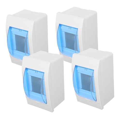 ABOOFAN 4 Stück Teilig Wasserdichte Verteilerbox mit Transparentem Fenster Stromkreise Wetterfeste Schutzabdeckung Vielseitige Elektroverteilung für Haus Büro und Industrie Einfache ABOOFAN 4 Stück Teilig Wasserdichte Verteilerbox mit Transparentem Fenster Stromkreise Wetterfeste Schutzabdeckung Vielseitige Elektroverteilung für Haus Büro und Industrie Einfache von ABOOFAN