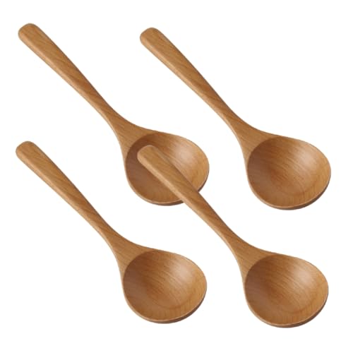 ABOOFAN 4 Stück Teiliges Beech Holzlöffel Große Holzsuppenlöffel Ergonomisch Wärmeresistent Für Rühren Servieren Hot Pot Porridge Küchenutensilien Nachhaltig Natürlich ABOOFAN 4 Stück Teiliges Beech Holzlöffel Große Holzsuppenlöffel Ergonomisch Wärmeresistent Für Rühren Servieren Hot Pot Porridge Küchenutensilien Nachhaltig Natürlich von ABOOFAN