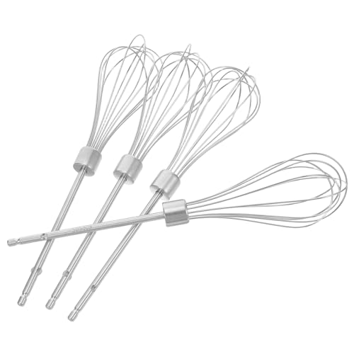 ABOOFAN 4 Stück Teiliges Handmixer Zubehörset Rührbesen für Effizientes Mixen von Teig Sahne und Lebensmitteln Kompatibel mit Handbohrmaschinen von ABOOFAN