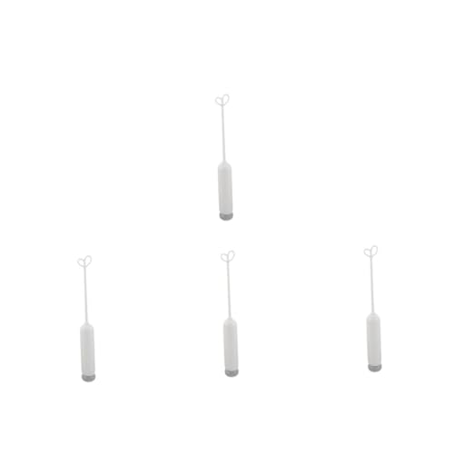 ABOOFAN 4 Stück elektrischer Mixer flüssiger Mischer Handgehalt Formelmischstab Hilfsmischer Babynahrung Handmischer elektrischer Handheld Handmixer PP-Kunststoff Weiß Wiederverwendbar von ABOOFAN