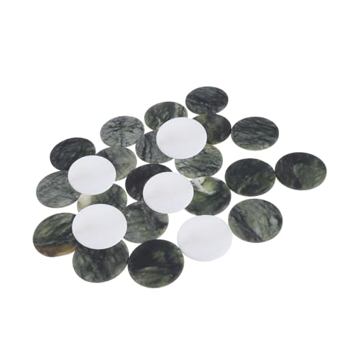 ABOOFAN 40 Stück Flache Flusssteine für Wasserwettbewerbe Natürliche Wasserfeste Skipping Stones Leicht Rund für Strand Pool Garten und Diy-bemalung ABOOFAN 40 Stück Flache Flusssteine für Wasserwettbewerbe Natürliche Wasserfeste Skipping Stones Leicht Rund für Strand Pool Garten und Diy-bemalung von ABOOFAN