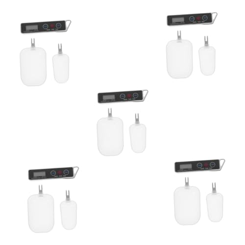 ABOOFAN 5 Sätze elektronische Küchenwaage digitale Schaufel Messlöffelwaage für Lebensmittel Gewicht Messlöffel Mini Lebensmittelwaage Wiegelöffel digital kitchen scale Plastik von ABOOFAN