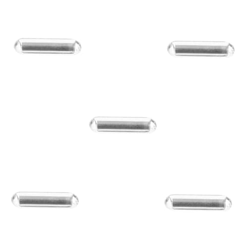 ABOOFAN 5 Stück Hochtemperaturbeständige Magnetische Rührstäbe bis C Präzise Glas-mischplatte Magnetstab Langlebig für Labor und Industrie Widerstandsfähig gegen Verformung und Abrieb Für von ABOOFAN