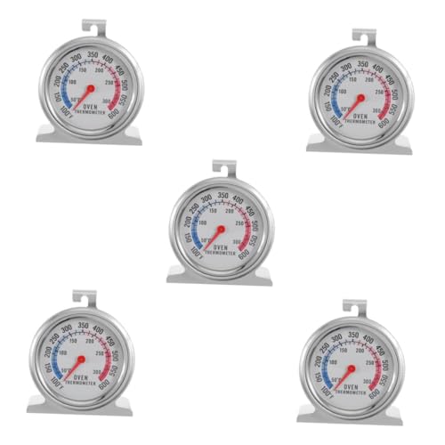 ABOOFAN 5 Stück Ofenthermometer Thermoelement-Thermometer Temperaturmesswerkzeug Ofen Thermoelement Frittieröl-Thermometer Metall von ABOOFAN