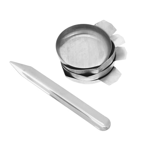 ABOOFAN 5 Stück Teiliges Edelstahl-waagschalen- Präzise Wiegeschalen für Labor und Schmuck Rostfrei Glatte Antihaft-oberfläche Stabile Plattform für Pulver Flüssigkeiten und ABOOFAN 5 Stück Teiliges Edelstahl-waagschalen- Präzise Wiegeschalen für Labor und Schmuck Rostfrei Glatte Antihaft-oberfläche Stabile Plattform für Pulver Flüssigkeiten und von ABOOFAN