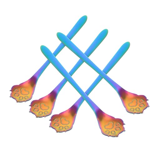 ABOOFAN 5 Stück Teiliges Kaffeelöffel mit Pfotenform Lustige Teelöffel für Getränke Tee Pudding und Kuchen Kreatives Design Rostfrei und Leicht zu Reinigen ABOOFAN 5 Stück Teiliges Kaffeelöffel mit Pfotenform Lustige Teelöffel für Getränke Tee Pudding und Kuchen Kreatives Design Rostfrei und Leicht zu Reinigen von ABOOFAN