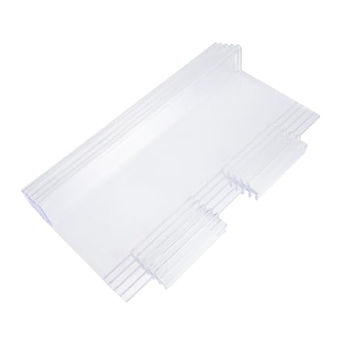 ABOOFAN 5 Stück Teiliges Transparentes Schuhdisplay Regal Schuhständer für Einzelhandel Einkaufszentrum Schuhpräsentation Platzsparend Robust von ABOOFAN