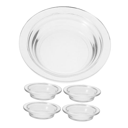 ABOOFAN 5 Stück Teiliges Wax Melt Warmer Glas-Schale Transparent Hitzebeständig Aromatherapie Ersatzschale für Wachs Ölverdampfer Zuhause Büro ABOOFAN 5 Stück Teiliges Wax Melt Warmer Glas-Schale Transparent Hitzebeständig Aromatherapie Ersatzschale für Wachs Ölverdampfer Zuhause Büro von ABOOFAN