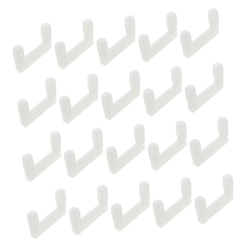 ABOOFAN 50Stücke U Form Möbelverbinder Unsichtbare Kunststoffanschlüsse Für Möbelmontage Stabile U Form Gelenkverbindungen Für Haushaltsmöbel Zu Installieren Und Langlebig von ABOOFAN