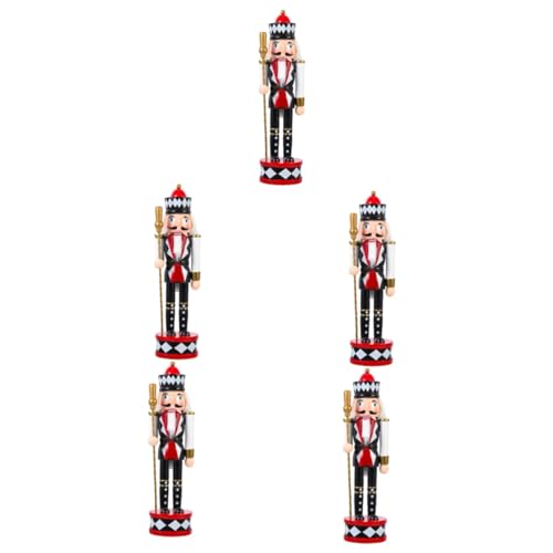 ABOOFAN 5 Stücke Holz Nussknacker Weihnachten Decor Einfache Neutral Weihnachten Ornament Für Home Office ABOOFAN 5 Stücke Holz Nussknacker Weihnachten Decor Einfache Neutral Weihnachten Ornament Für Home Office von ABOOFAN