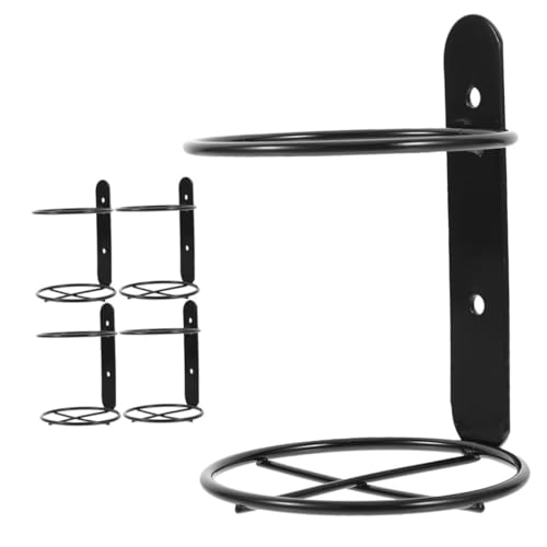 ABOOFAN 5stücke Wandmontiertes Weinregal-Organizer Aus Metall Flaschenhalter Für Wand Einzelflaschendesign Platzoptimierung Für Küche Und Themendekor Einfache Installation von ABOOFAN