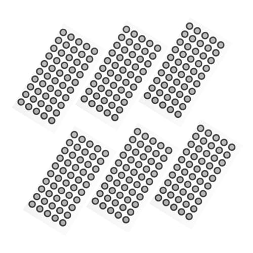 ABOOFAN 6 Blätter Scan Marker Reflektierende Positionierungspunkte Diffuse Reflexionsmarken Hochpräzise Tracking dots Innen Außen Für Industrielles Optisches Scannen von ABOOFAN