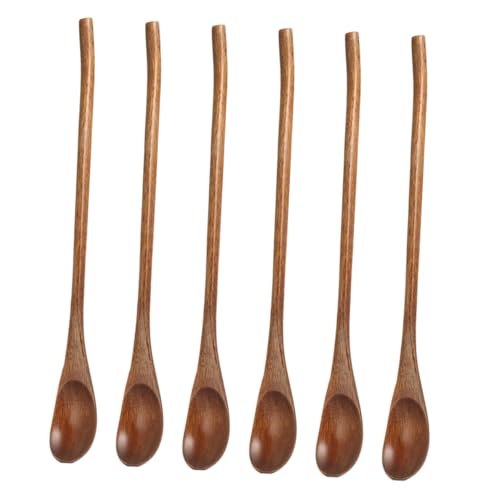 ABOOFAN 6 Stück Lange Holzlöffel für Küche und Getränke Rührlöffel mit Komfortablem Griff Vielseitig für Kaffee Suppe Honig Desserts Kratzfest und Schonend zu Kochgeschirr Japanischer Stil ABOOFAN 6 Stück Lange Holzlöffel für Küche und Getränke Rührlöffel mit Komfortablem Griff Vielseitig für Kaffee Suppe Honig Desserts Kratzfest und Schonend zu Kochgeschirr Japanischer Stil von ABOOFAN