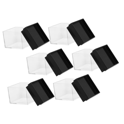 ABOOFAN 6 Stück Quadratische Transparente Aufbewahrungsbox aus Kunststoff mit Deckel Mineralische Proben Sammlungsbox Kleine Displaybox für Edelsteine Platzsparende ABOOFAN 6 Stück Quadratische Transparente Aufbewahrungsbox aus Kunststoff mit Deckel Mineralische Proben Sammlungsbox Kleine Displaybox für Edelsteine Platzsparende von ABOOFAN