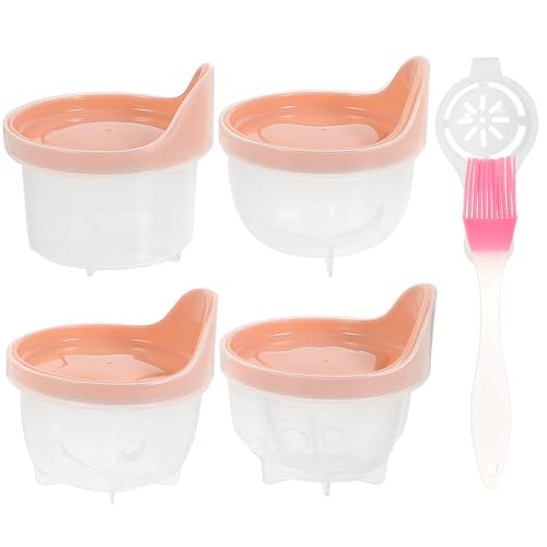 ABOOFAN 6 Stück Reis Dampf Eier Form DIY Form Küche DIY Kuchenform Reisform Home Puddingform Hochtemperatur Dampf Eier Form Haushalts Dampf Eier Form Gelee Form Pp Rosa von ABOOFAN