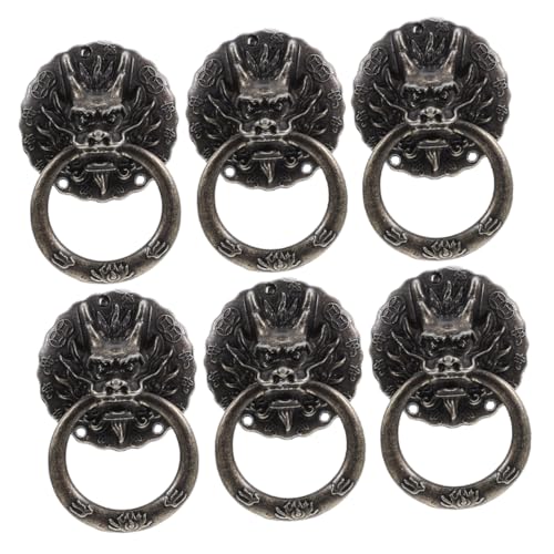 ABOOFAN 6 Stück Retro Bronze Drawer Pulls Vintage Möbelgriffe aus Legierung für Kleiderschränke Weinboxen und Geschenkboxen Installieren und Langlebig ABOOFAN 6 Stück Retro Bronze Drawer Pulls Vintage Möbelgriffe aus Legierung für Kleiderschränke Weinboxen und Geschenkboxen Installieren und Langlebig von ABOOFAN