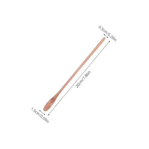 ABOOFAN 6 Stück Teiliges Holzlöffel mit Langem Griff Honigrührer und Dessertlöffel Vielseitiger Holz-teelöffel für Kaffee Tee Honig und Getränke Kompakt und Leicht zu Reinigen für Tiefe ABOOFAN 6 Stück Teiliges Holzlöffel mit Langem Griff Honigrührer und Dessertlöffel Vielseitiger Holz-teelöffel für Kaffee Tee Honig und Getränke Kompakt und Leicht zu Reinigen für Tiefe von ABOOFAN