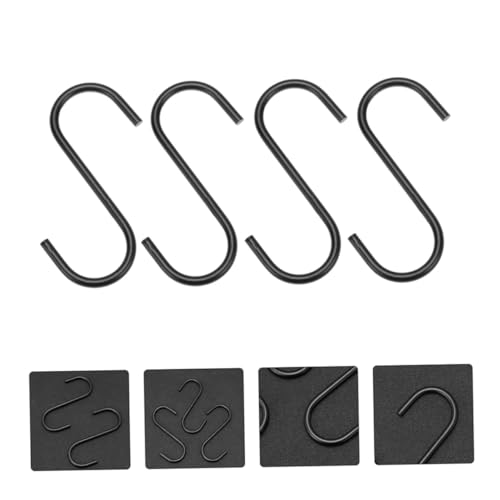ABOOFAN 7 Stück Teiliges Metallhaken S form Schwarze Mehrzweck haken zum Aufhängen von Kleidung Hüten Hosen Robust und Verschleißfest für Haushalt und Outdoor anwendung ABOOFAN 7 Stück Teiliges Metallhaken S form Schwarze Mehrzweck haken zum Aufhängen von Kleidung Hüten Hosen Robust und Verschleißfest für Haushalt und Outdoor anwendung von ABOOFAN