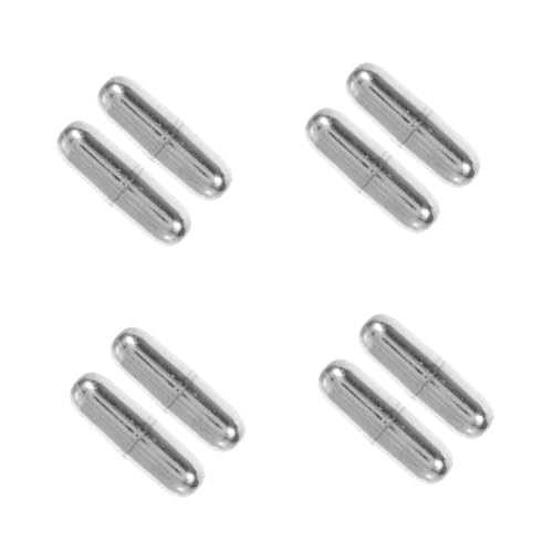 ABOOFAN 8 Stck. Teiliges Magnetrührstäbe aus Edelstahl Langlebige Magnetische Rührstäbe für Labor und Automatische Mischbecher Geräuschloser Betrieb Gleichmäßiges Mischen von ABOOFAN