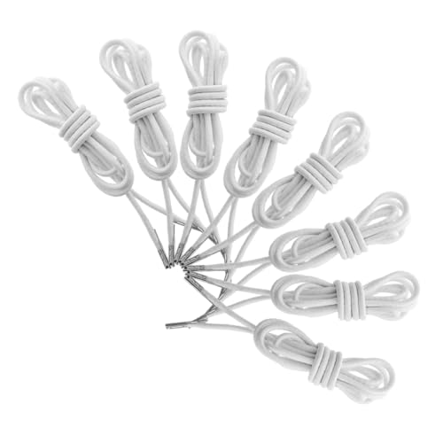 ABOOFAN 8 Stück Lounge Chair Replacement Cords Elastische und Robuste Ropes für Klappstühle zur Verbesserung des Sitzkomforts Anpassungsfähigkeit Weiß Für Entspannung und Freizeit von ABOOFAN