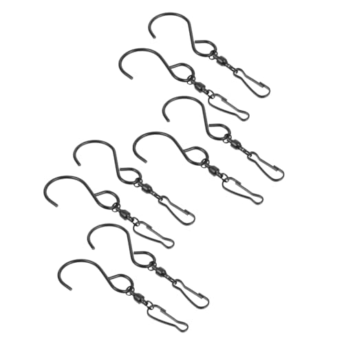 ABOOFAN 8 Stück Teiliges Drehbare Haken Clips aus Robustem Metall Sicherer Halt für Windspiele Gartenpflanzen Vogelfutterspender Platzsparend und Fest für Outdoor dekorationen ABOOFAN 8 Stück Teiliges Drehbare Haken Clips aus Robustem Metall Sicherer Halt für Windspiele Gartenpflanzen Vogelfutterspender Platzsparend und Fest für Outdoor dekorationen von ABOOFAN