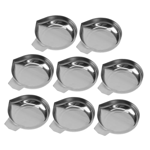 ABOOFAN 8 Stück Teiliges Edelstahl Wiegeschalen mit Ergonomischem Griff und Ausguss Kompakte Digitale Waagenpfannen für Labor Schmuck Lebensmittelportionierung und Präzise Messungen ABOOFAN 8 Stück Teiliges Edelstahl Wiegeschalen mit Ergonomischem Griff und Ausguss Kompakte Digitale Waagenpfannen für Labor Schmuck Lebensmittelportionierung und Präzise Messungen von ABOOFAN