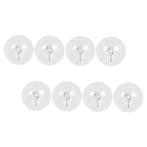 ABOOFAN 8 Stück Teiliges Starker Transparenter Pvc saugnapfhaken mit Stahlhaken Wiederverwendbar für Glatte Oberflächen Wie Glas Fliesen Metall für Bad Küche Fenster und Organisation im ABOOFAN 8 Stück Teiliges Starker Transparenter Pvc saugnapfhaken mit Stahlhaken Wiederverwendbar für Glatte Oberflächen Wie Glas Fliesen Metall für Bad Küche Fenster und Organisation im von ABOOFAN