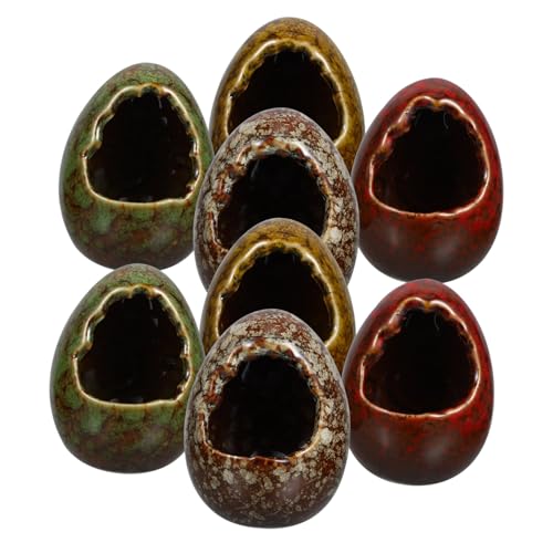 ABOOFAN 8stücke Teiliges Japanischer Sashimi-servierplatten Aus Keramik Dekorative Blumenvasen Rot Gelb Grün Und Weiß Für Sushi Desserts Und Tischdekoration Für Zuhause Restaurants von ABOOFAN