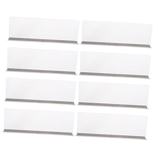 ABOOFAN 8Stücke Magnetische Regalteiler aus Förmige Warenteiler für Regale Schränke und Einfache Installation ohne Langlebig und Effizient von ABOOFAN