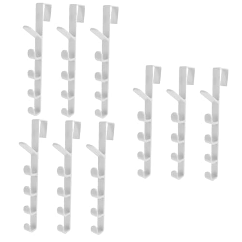 ABOOFAN 9 Stck Multifunktionale Türhaken aus Robustem Platzsparende Fach Garderobenleiste ohne Bohren für Jacken Handtücher Hüte Eleganter Moderner Tür Rückseiten Hänger ABOOFAN 9 Stck Multifunktionale Türhaken aus Robustem Platzsparende Fach Garderobenleiste ohne Bohren für Jacken Handtücher Hüte Eleganter Moderner Tür Rückseiten Hänger von ABOOFAN