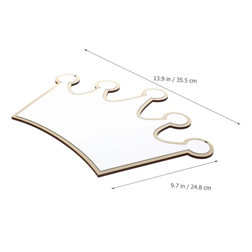 ABOOFAN Acrylspiegel Wanddeko Kronenform Kinderzimmer Dekoration Wandspiegel Selbstklebend Modern Wohnaccessoire Mädchen Jungen Deko Spiegel Aufhängen von ABOOFAN